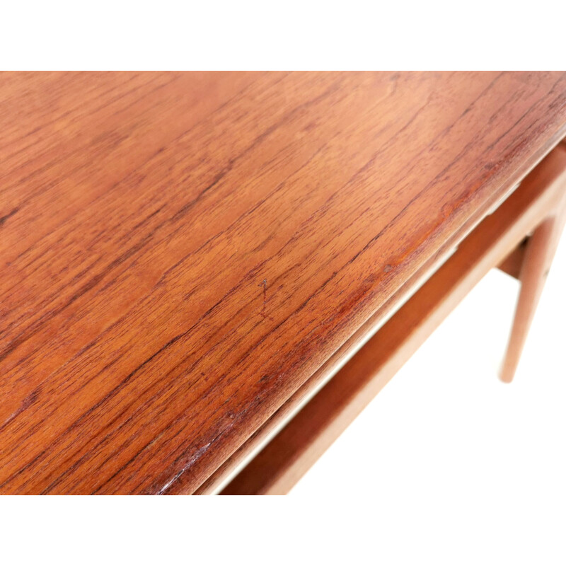 Mid Century Trioh Teak Metamorphic Dining Coffee Table Danish 1960s