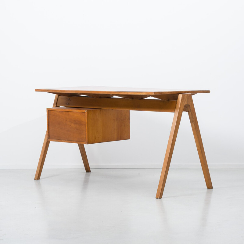 Bureau anglais Hille en hêtre, Robin DAY - 1950