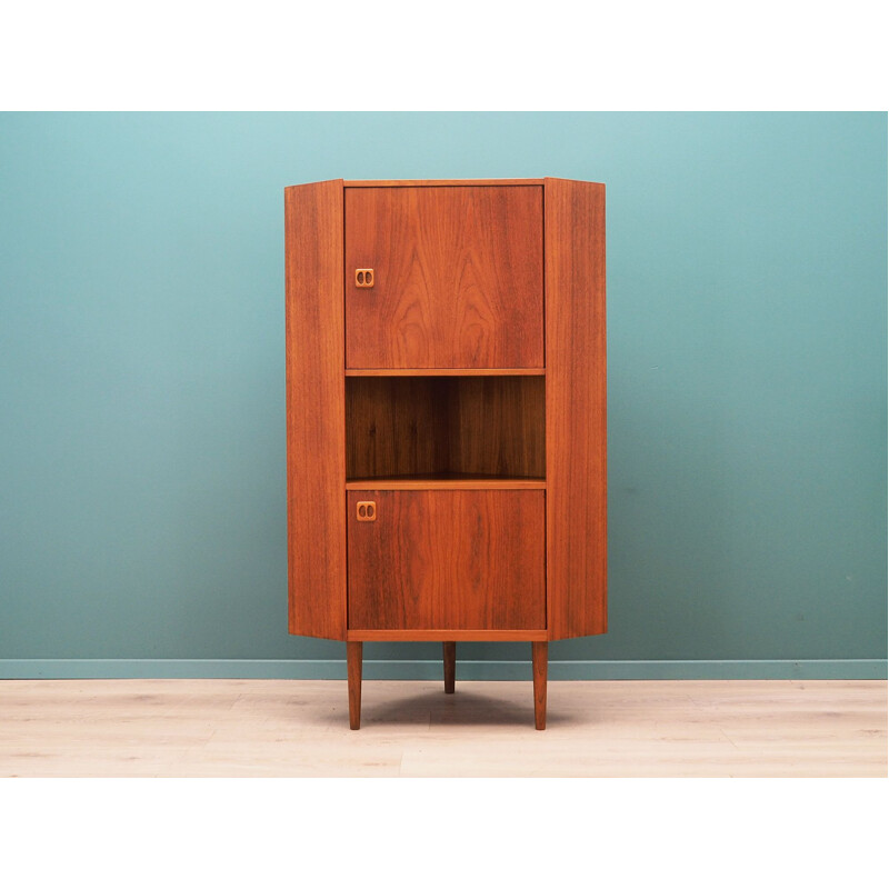 Vintage Corner cabinet teak, Danish 1970