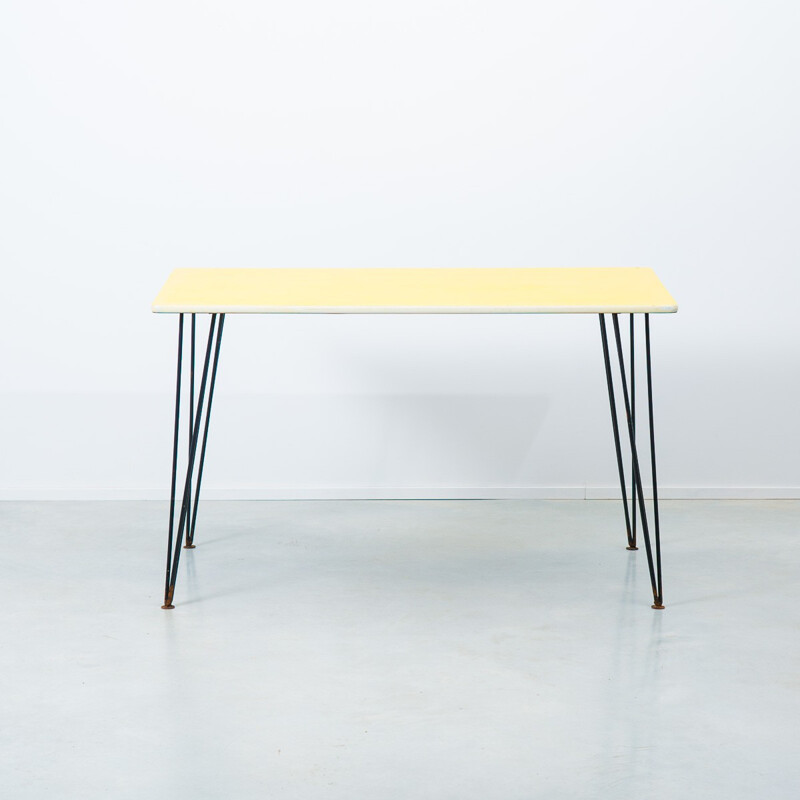 Kandya yellow table, Paul BRIDSTON - 1950s