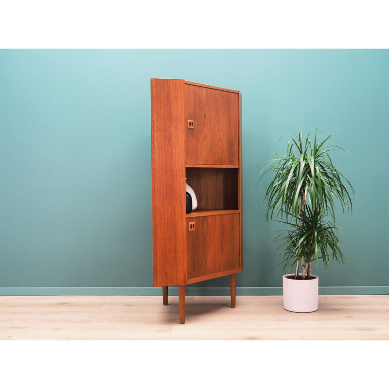 Vintage Corner cabinet teak, Danish 1970