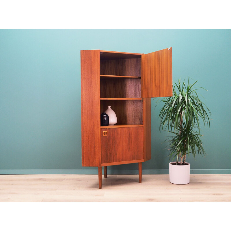 Vintage Corner cabinet teak, Danish 1970