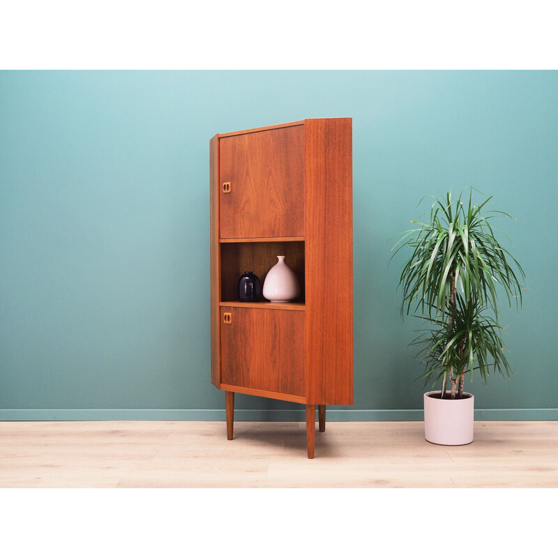 Vintage Corner cabinet teak, Danish 1970