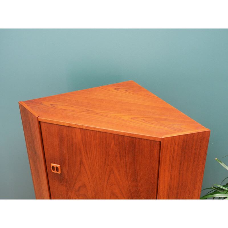 Vintage Corner cabinet teak, Danish 1970