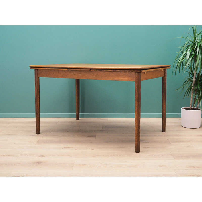 Vintage Danish oak table 1970