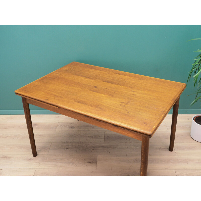 Vintage Danish oak table 1970