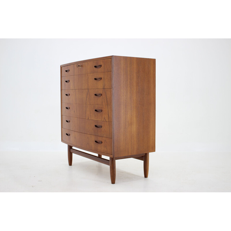 Vintage danish teak chest of drawers 1960