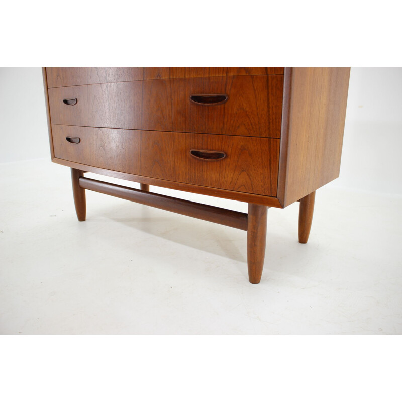 Vintage danish teak chest of drawers 1960