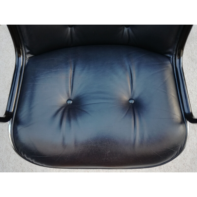 Vintage swivel armchair model "Executive" by Charles Pollock edited by Knoll, 1970