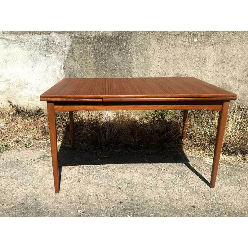 Table vintage avec rallonges 1960