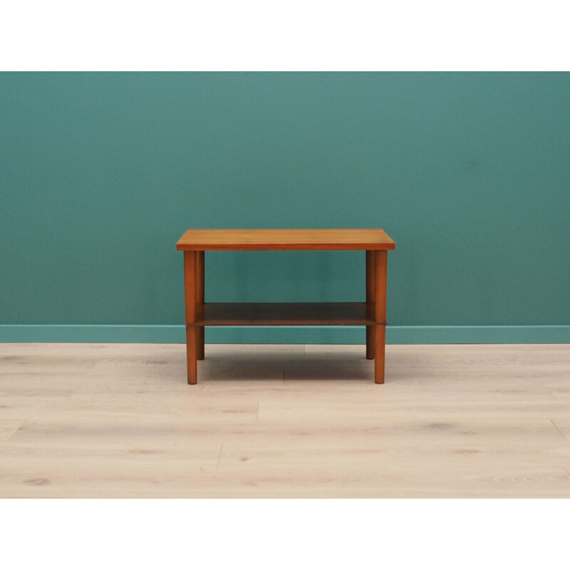 Table basse vintage Teck Scandinave 1960