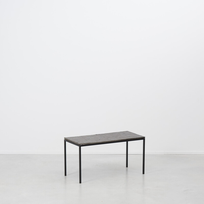 Artimeta Soest coffee table with a slate top, Floris FIEDELDIJ - 1970s