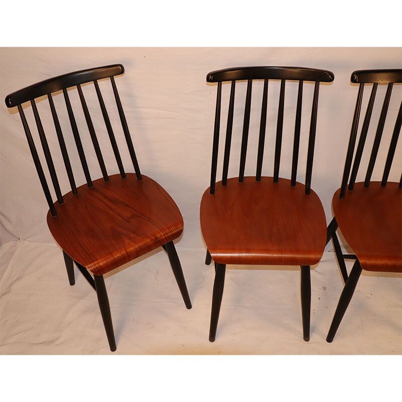 Série de 4 chaises vintage Fanett par Ilmari Tapiovaara 1960