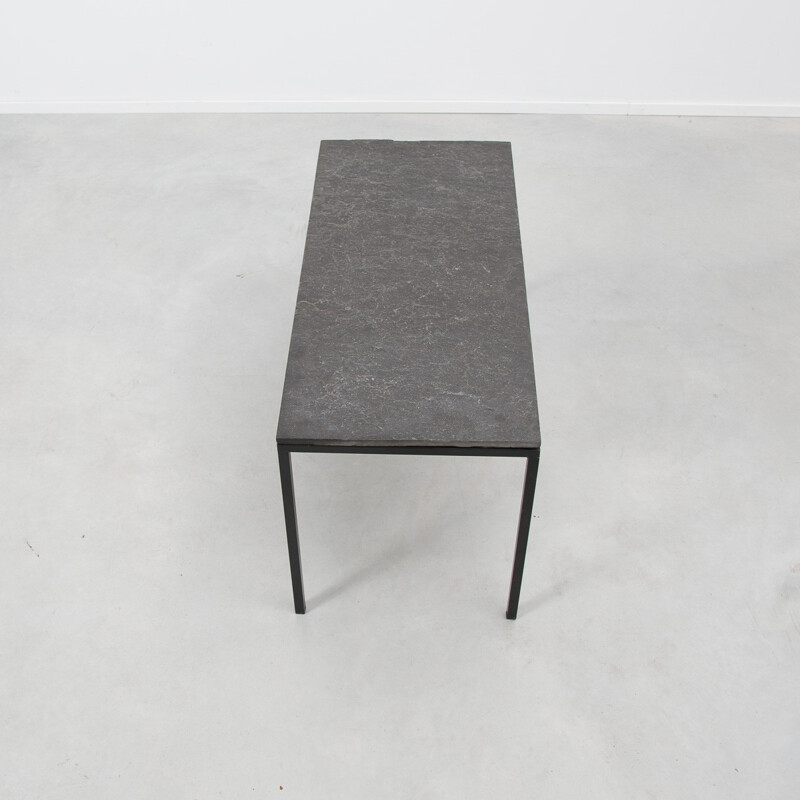 Artimeta Soest coffee table with a slate top, Floris FIEDELDIJ - 1970s