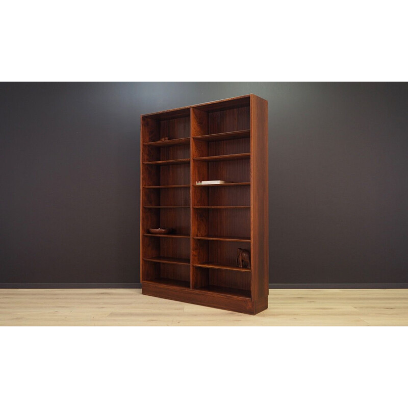 Vintage Hundevad rosewood bookcase 1960