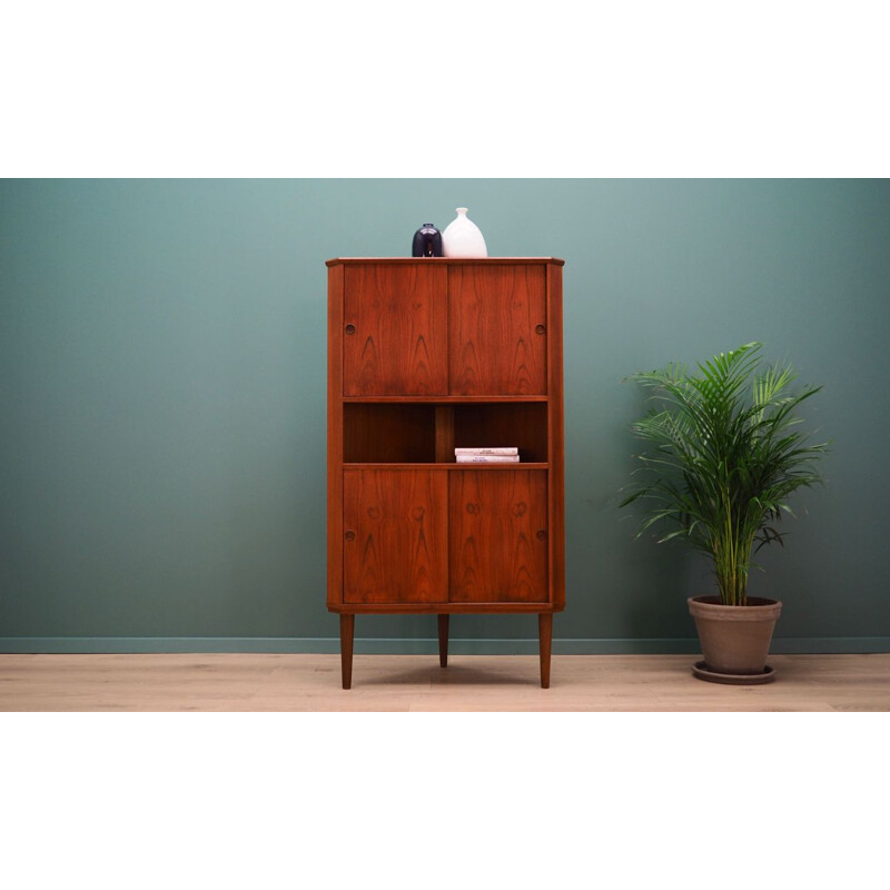 Vintage Corner Cabinet Teak 1970s