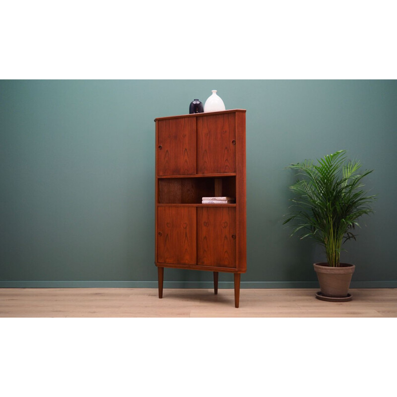 Vintage Corner Cabinet Teak 1970s