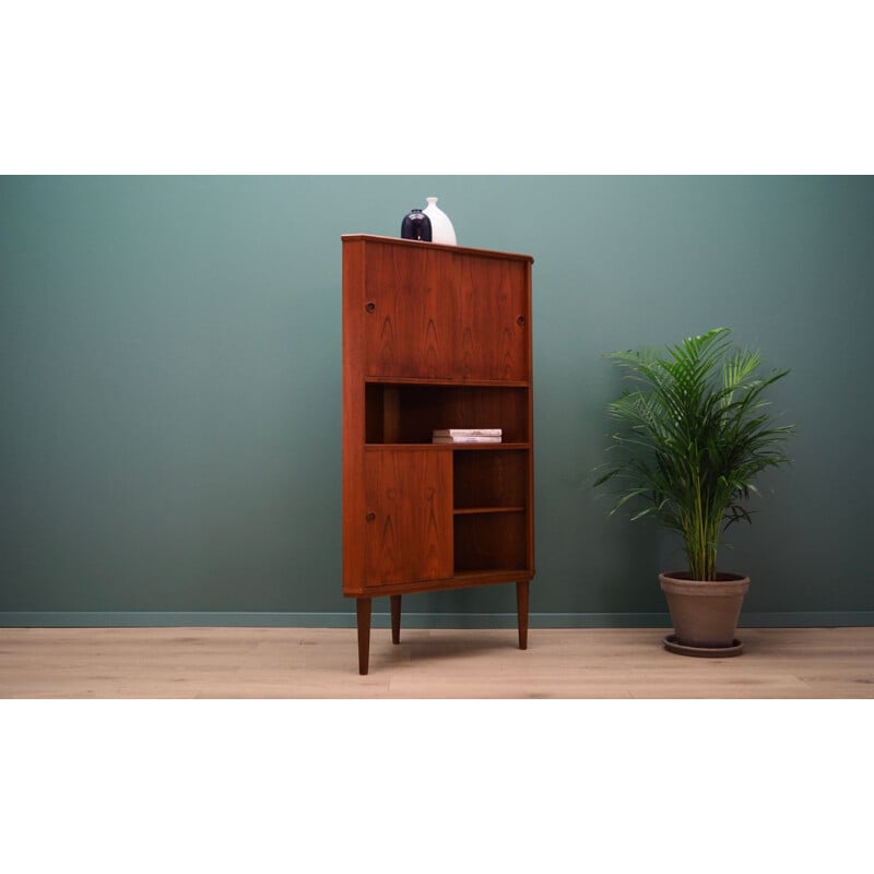 Vintage Corner Cabinet Teak 1970s