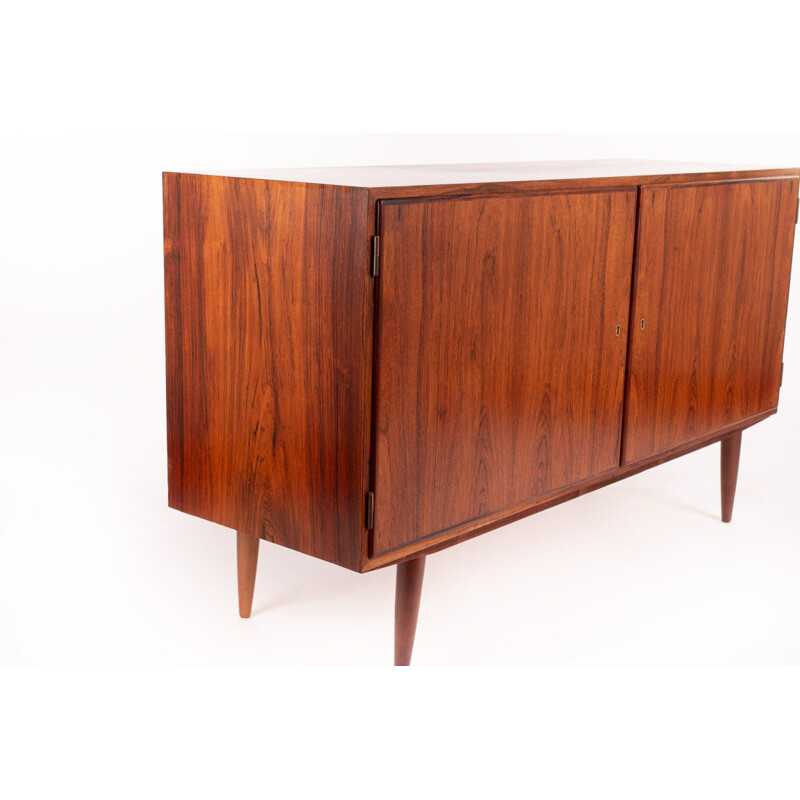 Enfilade vintage Danois en palissandre par Carlo Jensen pour Hundevad & Co 1960