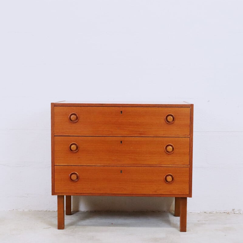 Commode-chiffonnier vintage scandinave 1960