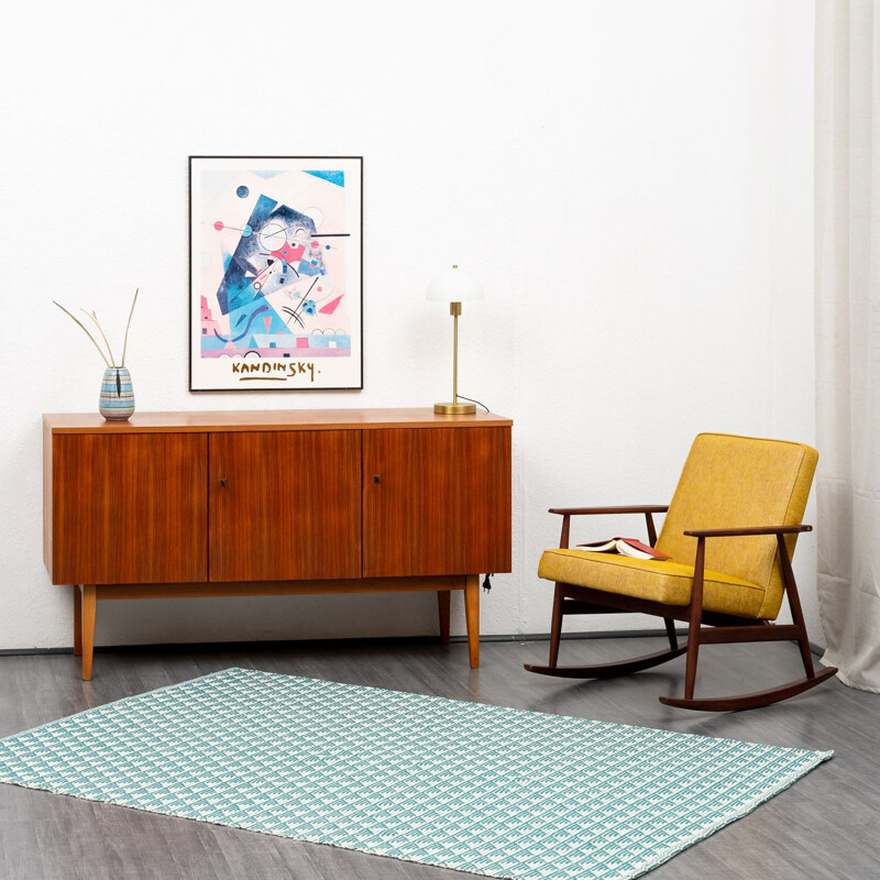 Vintage Cubical sideboard walnut 1960s