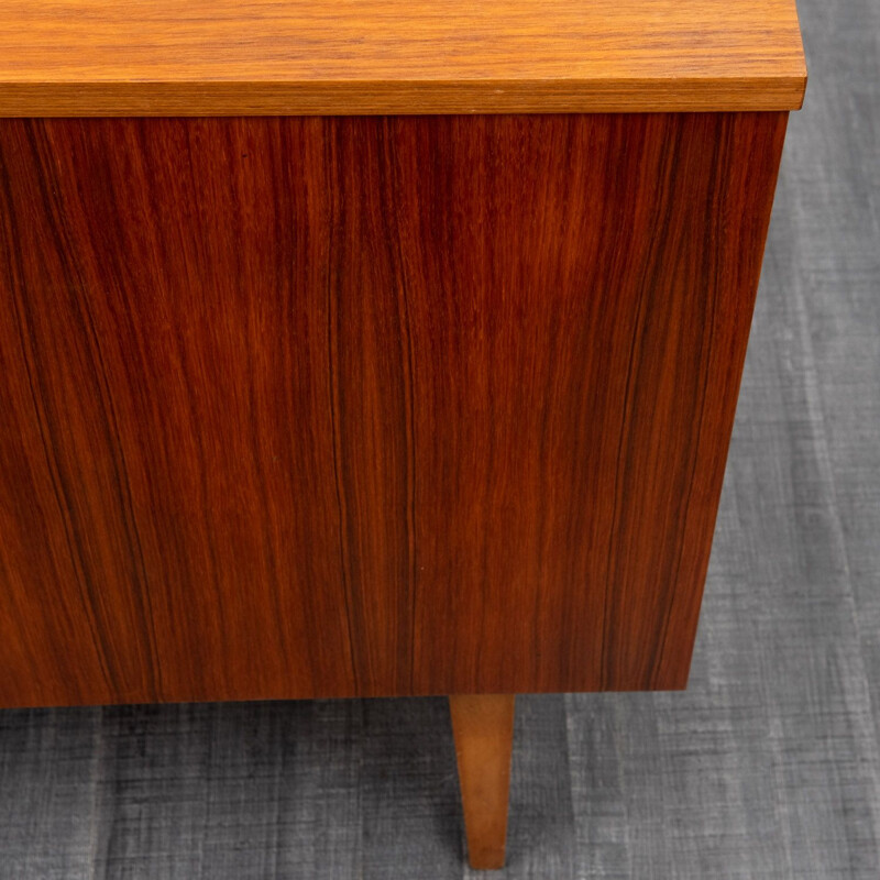 Vintage Cubical sideboard walnut 1960s