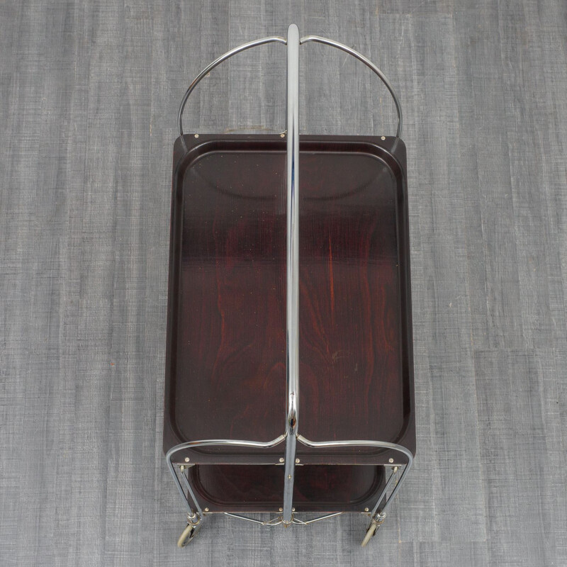 Vintage serving trolley foldable 1960s