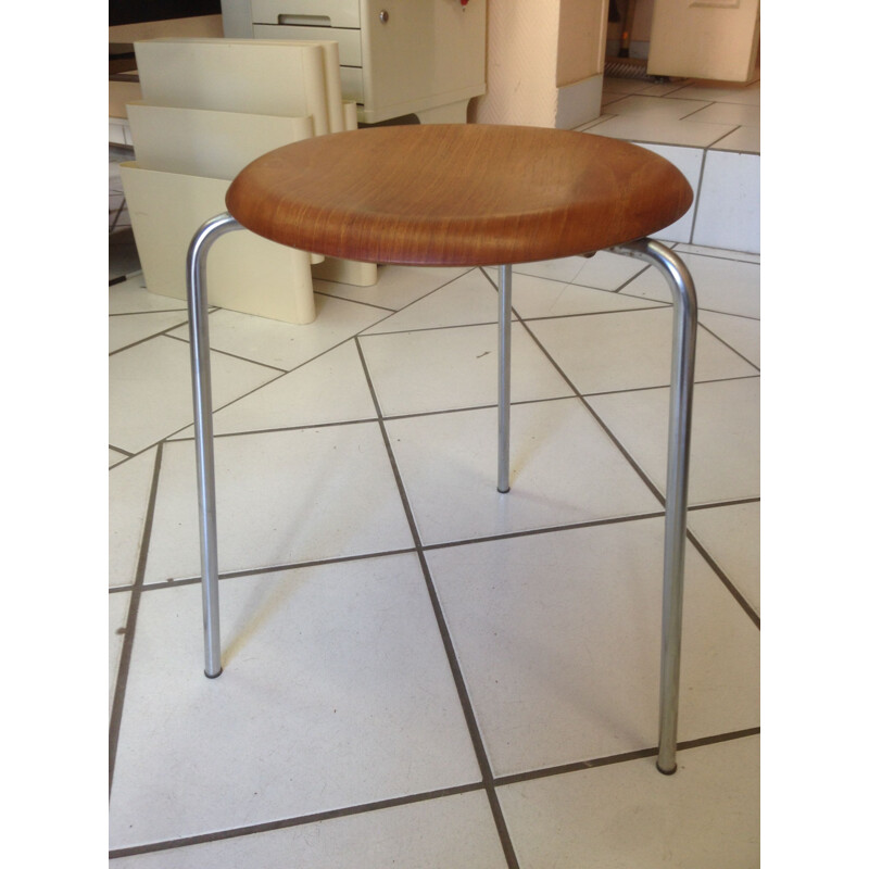 Tabouret vintage Jacobsen Fritz Hansen