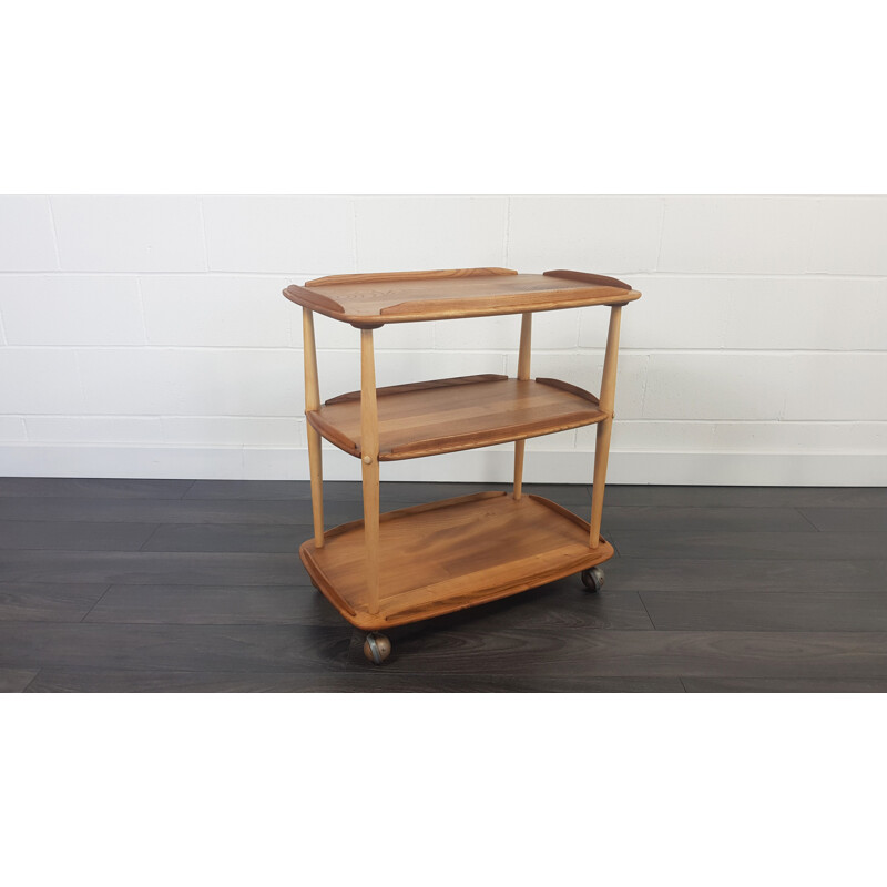 Vintage Ercol Three Tier Trolley 1970s