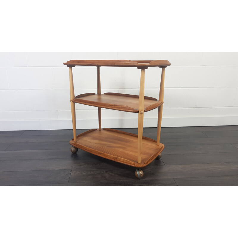 Vintage Ercol Three Tier Trolley 1970s