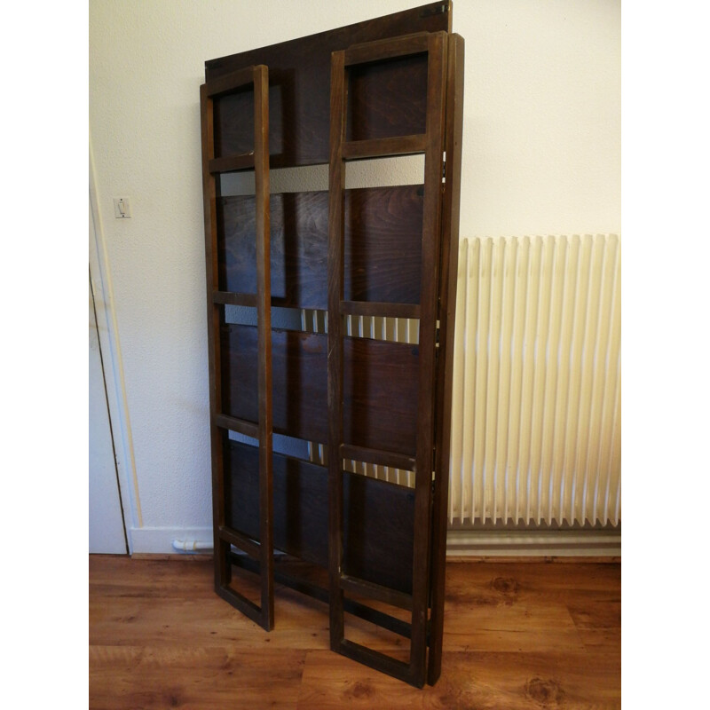 Vintage wooden folding shelves 1950s