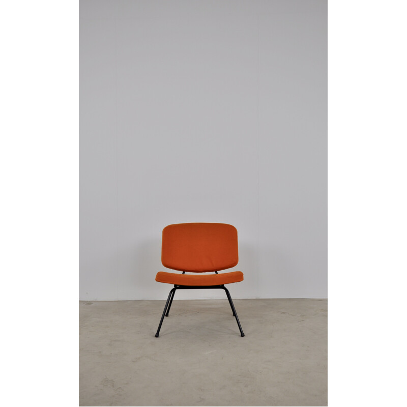 Vintage orange Chair CM190 by Pierre Paulin for Thonet 1950s