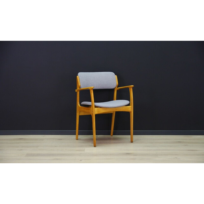 Erik Buch vintage Danish teak armchair