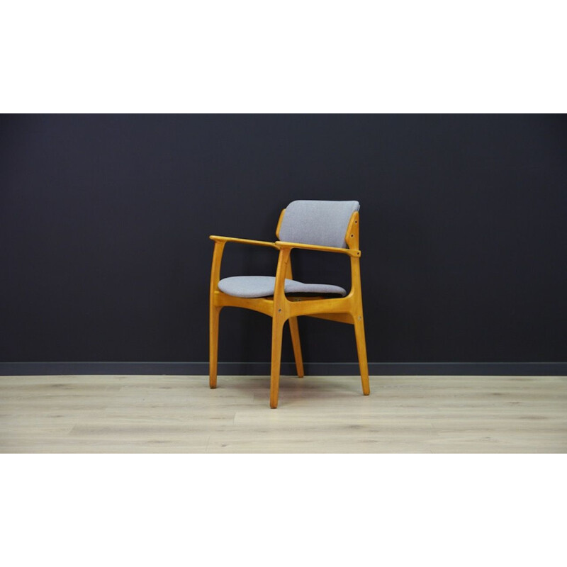 Erik Buch vintage Danish teak armchair