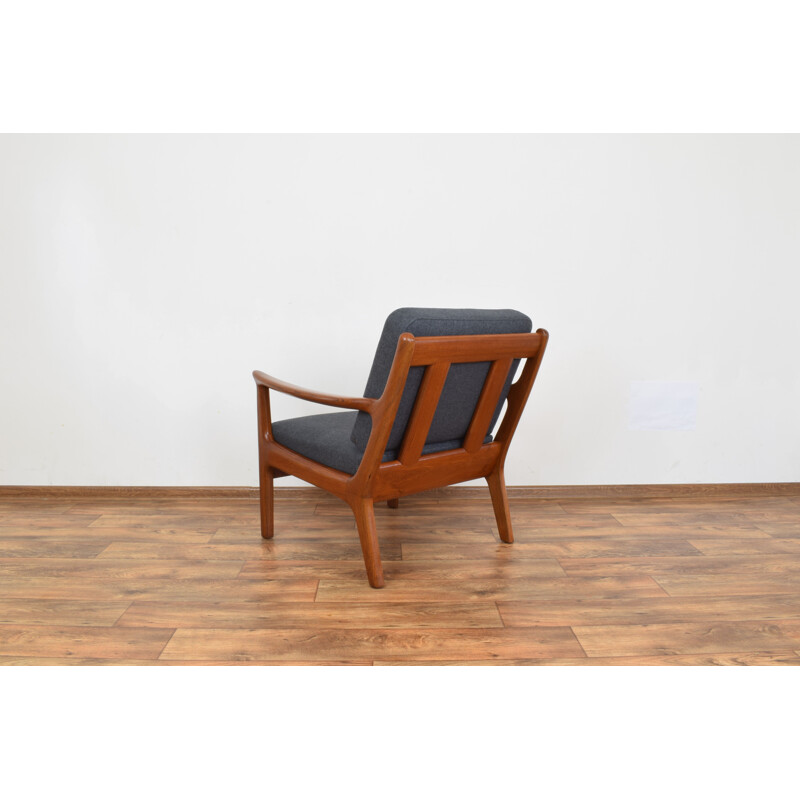 Set of 2 Mid-Century Danish Teak Lounge Chairs by Juul Kristensen 1960