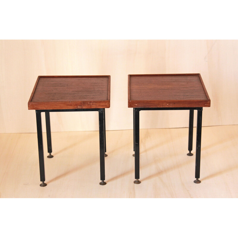 Set of two Scandinavian vintage coffee tables 1950's 