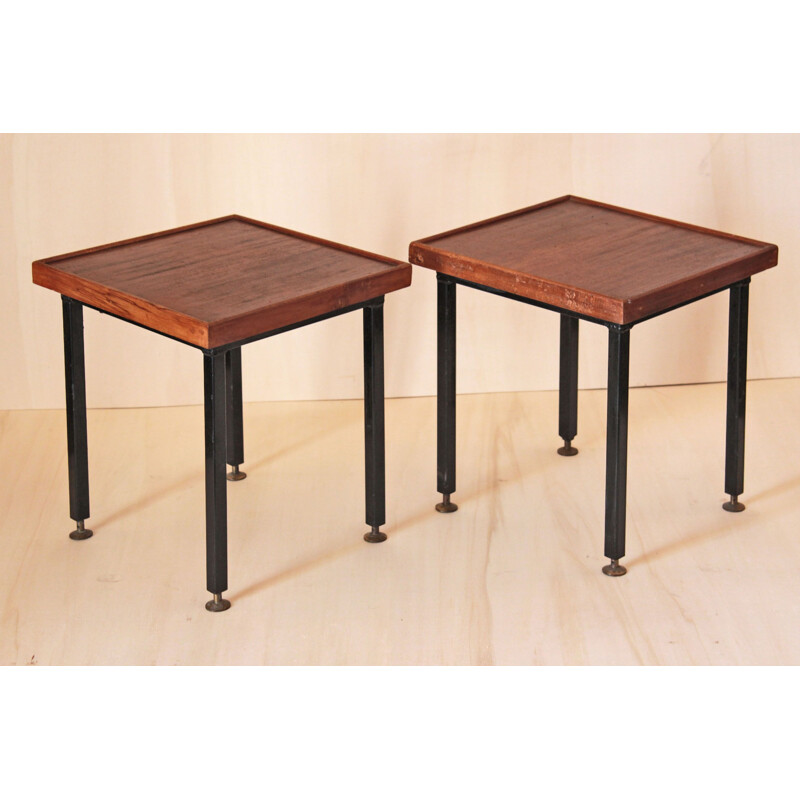Set of two Scandinavian vintage coffee tables 1950's 