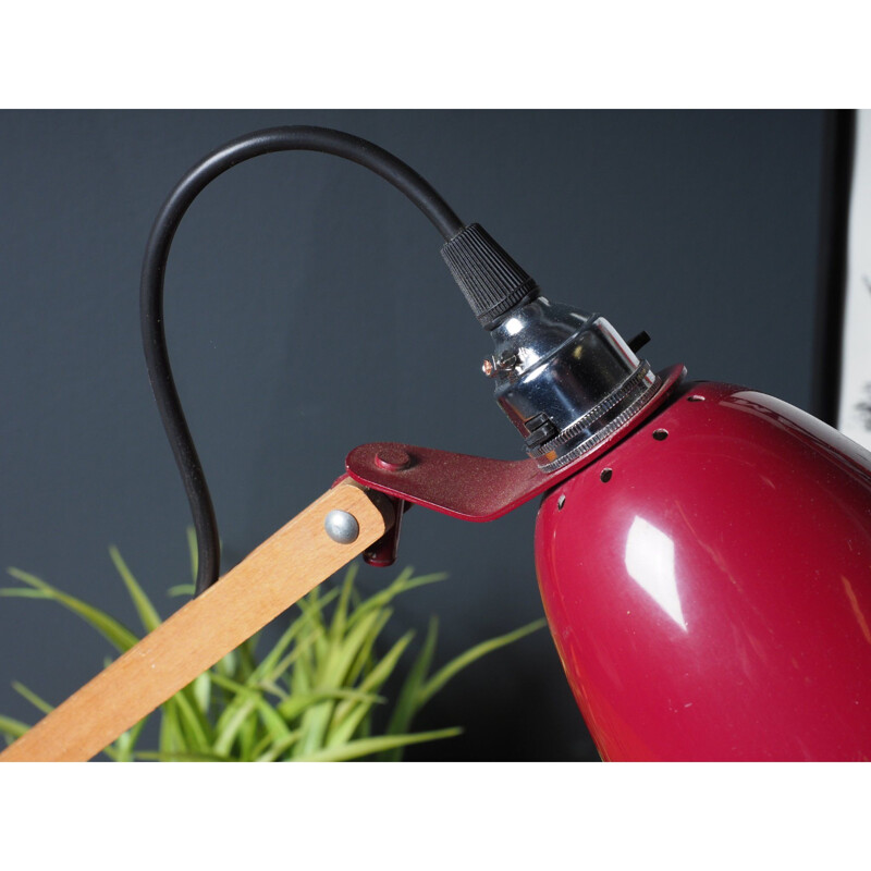 Vintage Red table lamp