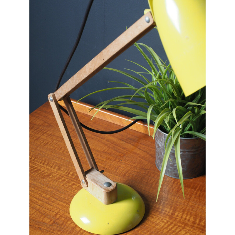 Vintage Yellow table lamp