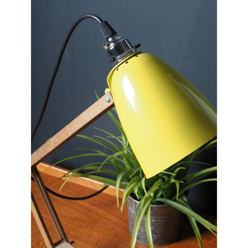 Vintage Yellow table lamp