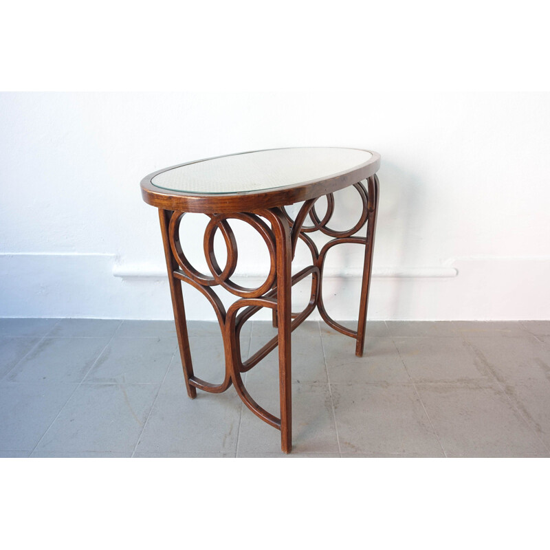 Vintage Thonet Bistro Table 1940s