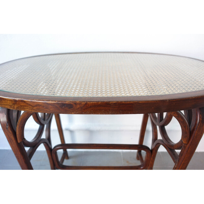 Vintage Thonet Bistro Table 1940s