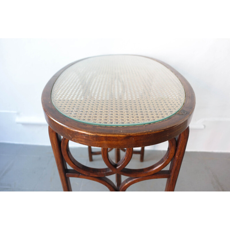 Vintage Thonet Bistro Table 1940s