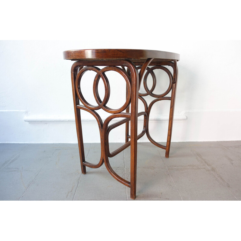 Vintage Thonet Bistro Table 1940s