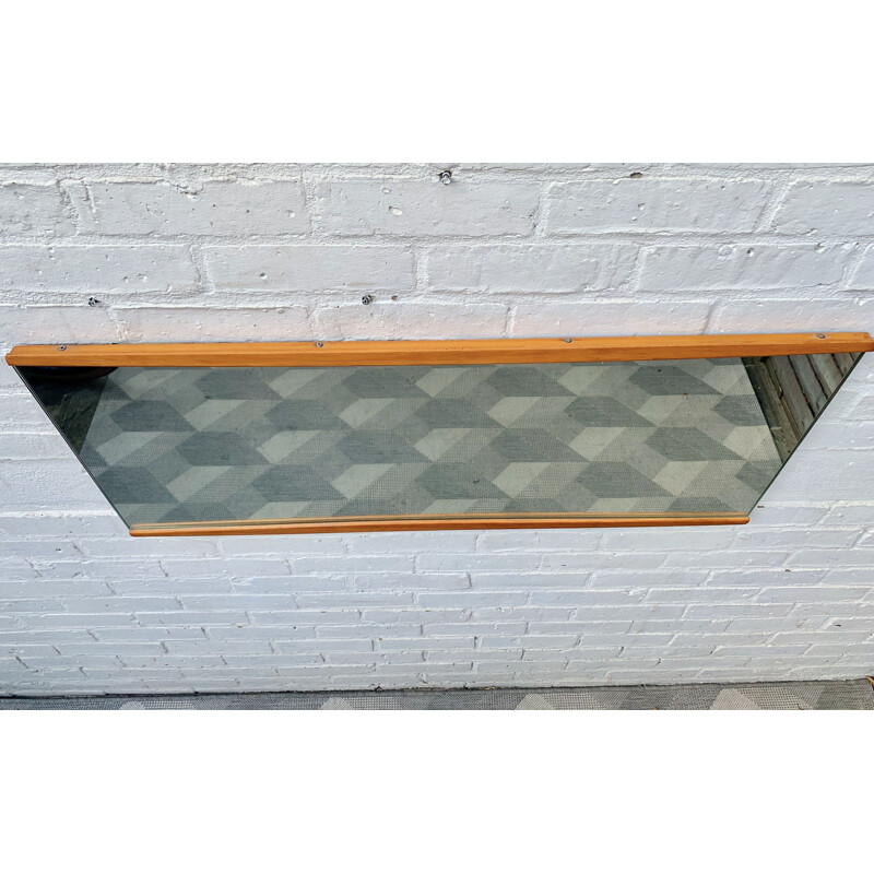 Vintage Rectangular Wall Mirror 1970s