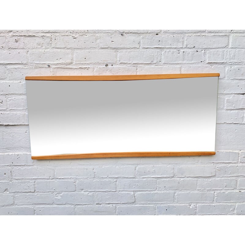 Vintage Rectangular Wall Mirror 1970s