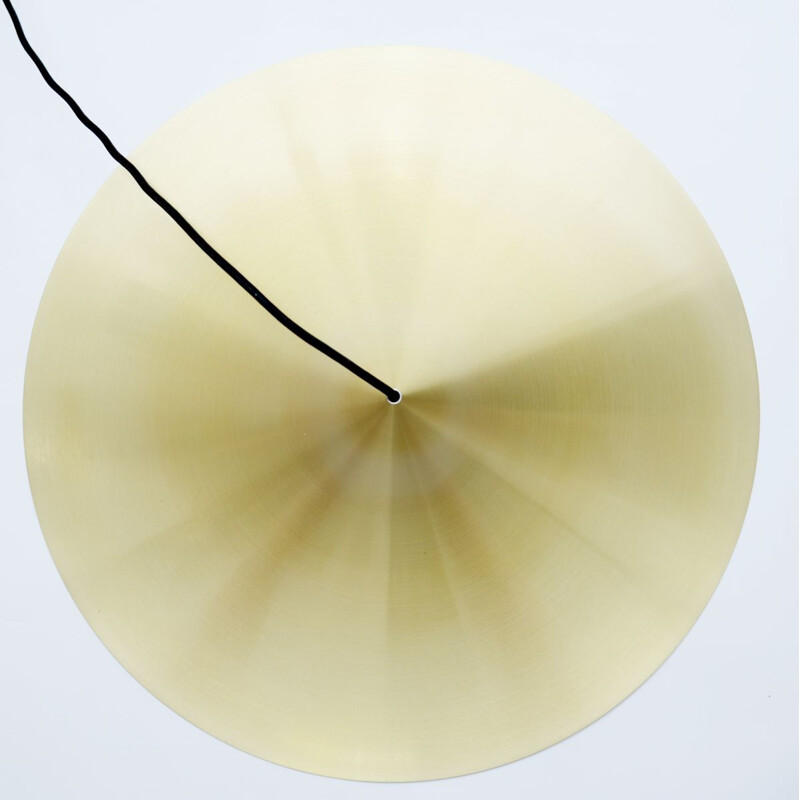 Suspension vintage Golden Semi Lamp de Bonderup & Thorup pour Fog Morup 1967