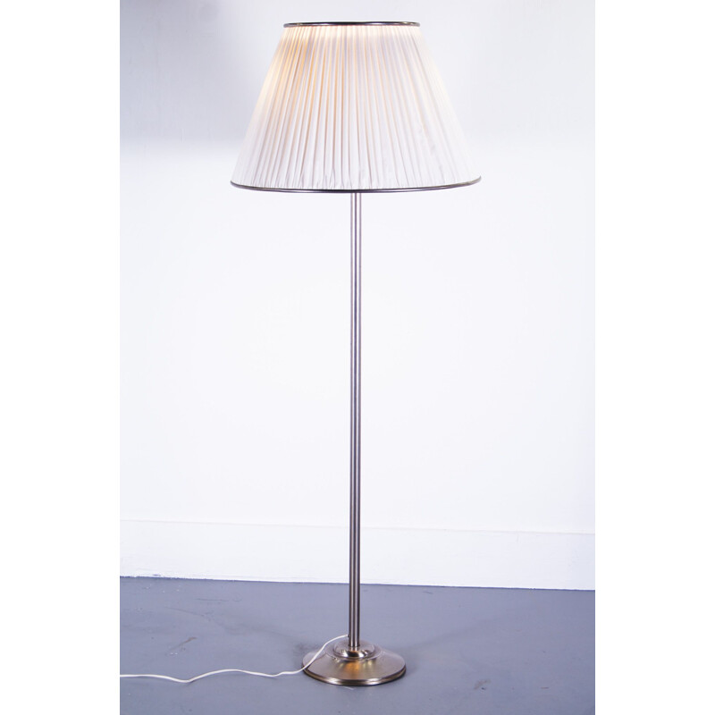 Vintage Gispen Floorlamp stainless steel 1950s