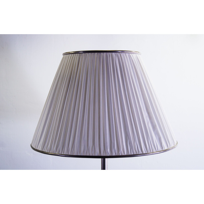 Lampadaire vintage Gispen en acier inoxydable 1950