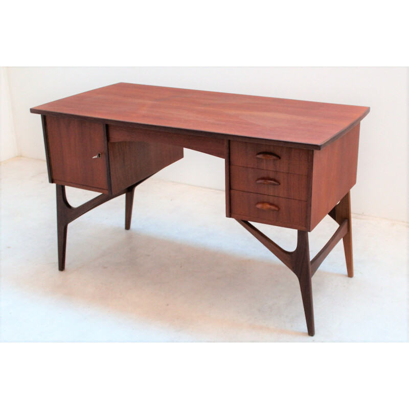 Vintage teak desk Scandinavian